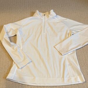 Slazenger White Golf Pullover